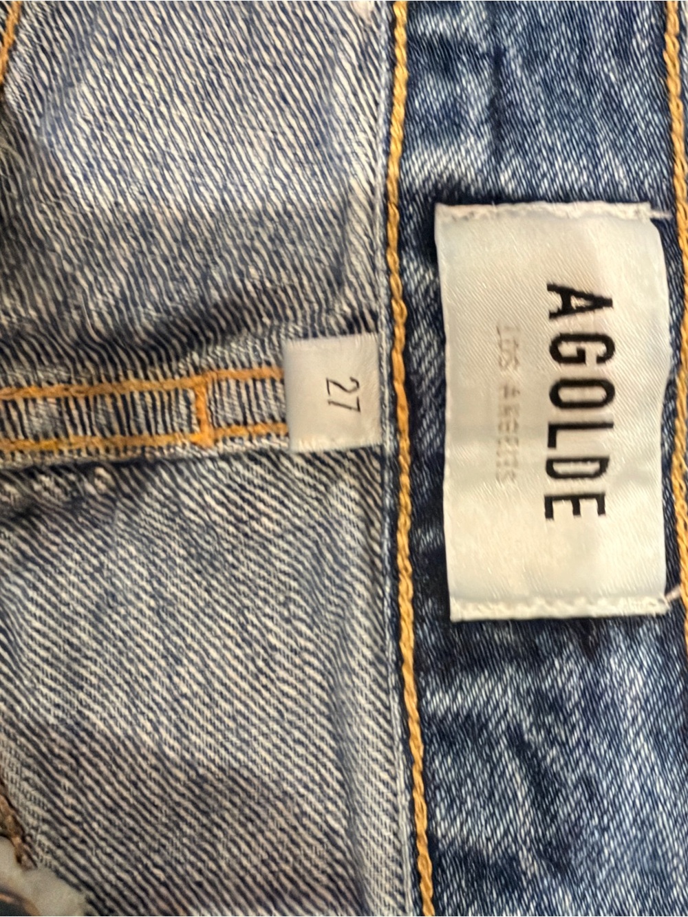 AGOLDE Women’s Light Blue Denim Jeans